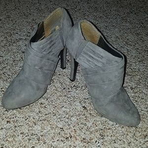Heeled ankle booties